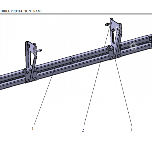 Shacman X3000 DEFENSIVE DRILL PROTECTION FRAME